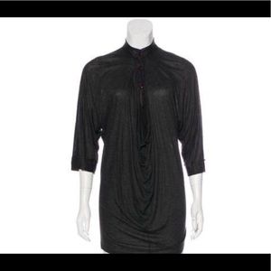 Stella McCartney black short sleeve shirt